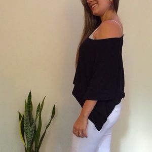 Adorable black crop top
